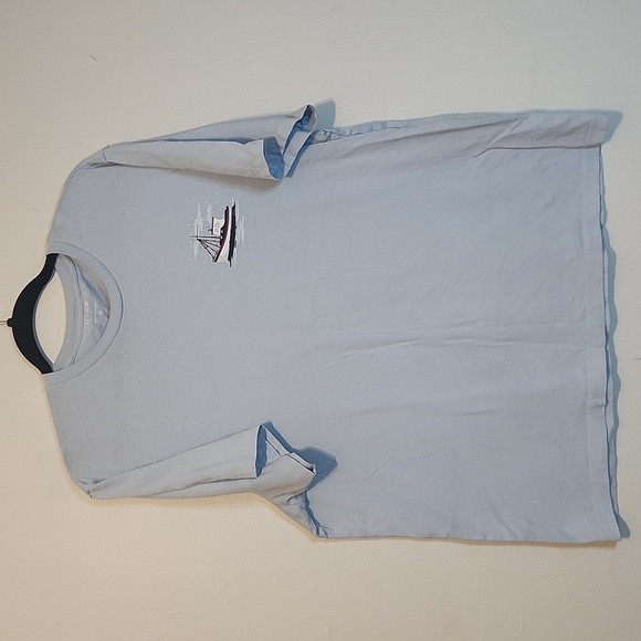 J.crew Light Blue T-Shirt with Sailboat Design - Picture 2 of 11